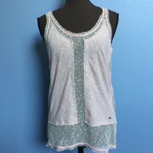 Cop.Copine Boho Crochet Racerback Tank